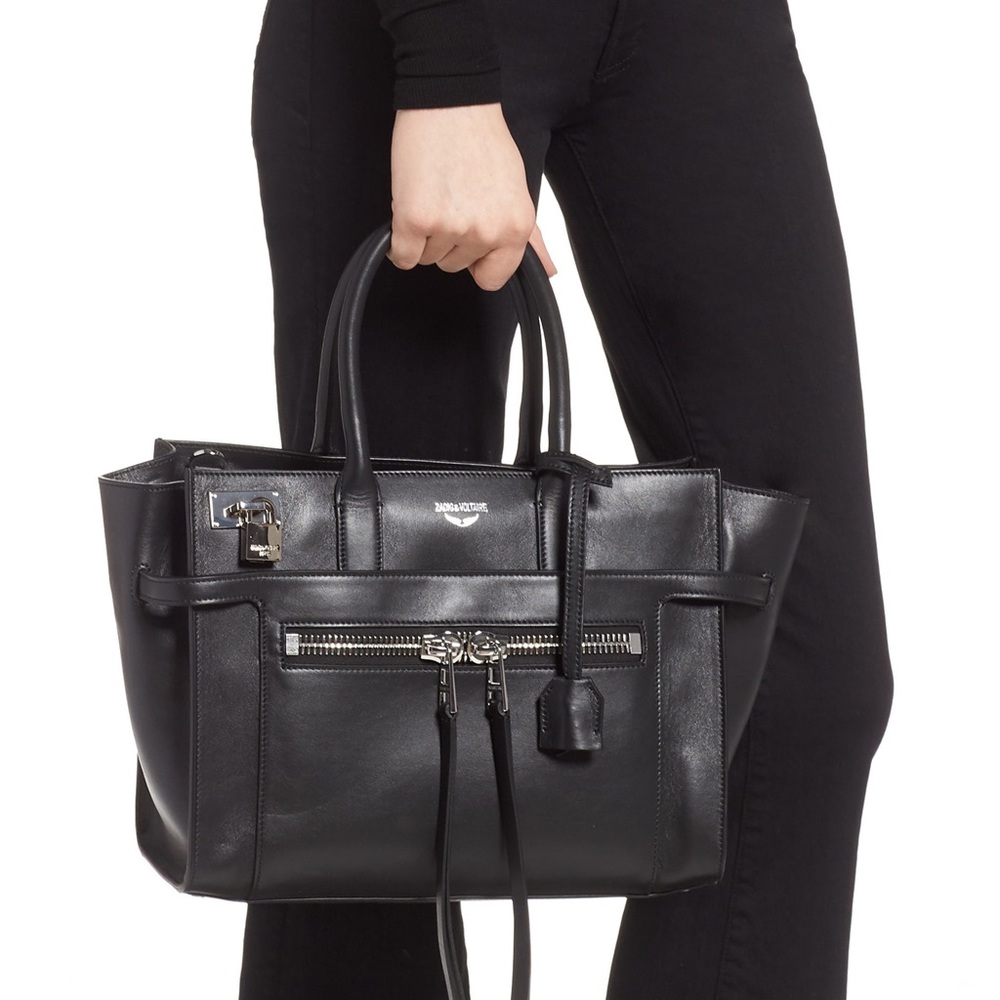 Stunning & Edgy Medium Zadig & Voltaire Candide Satchel